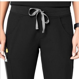 FIGS black Kade cargo scrub pants